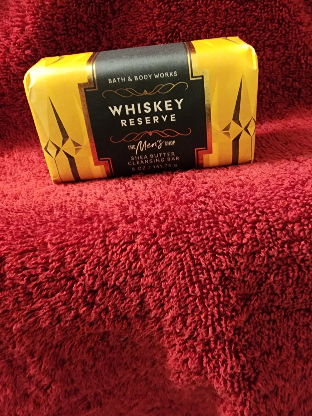 Bath & Body Works Whiskey Reserve Cleansing Bar - Gold & Black